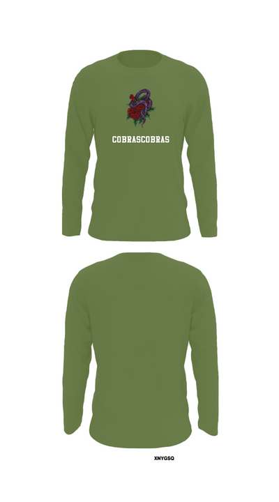 Red WarriorsCobras 84767379 Long Sleeve Performance Shirt - 21