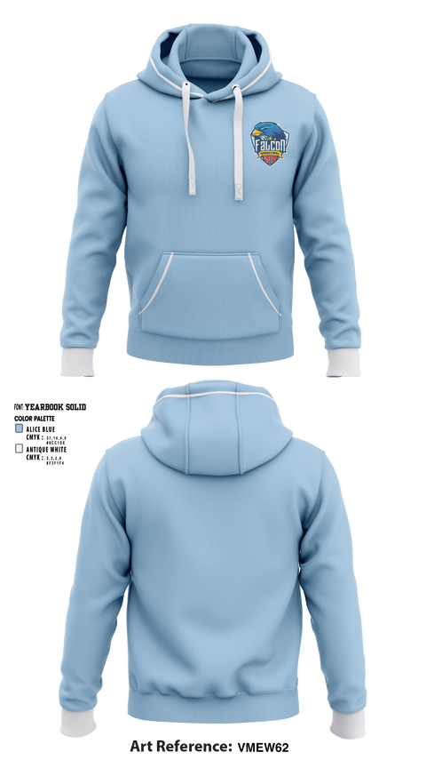 Hoodie, FALCONS, Men's Basketball, Teamtime, Team time, sublimation, custom sports apparel, team uniforms, spirit wear, spiritwear, sports uniforms, custom shirts, team store, custom team store, fundraiser sports, apparel fundraiser