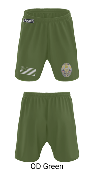 Athletic Shorts With Pockets, Miami Police Department, Police, Teamtime, Team time, sublimation, custom sports apparel, team uniforms, spirit wear, spiritwear, sports uniforms, custom shirts, team store, custom team store, fundraiser sports, apparel fundraiser