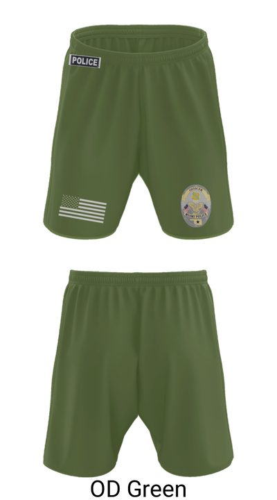Miami Police Department 88232990 Athletic Shorts With Pockets - 47