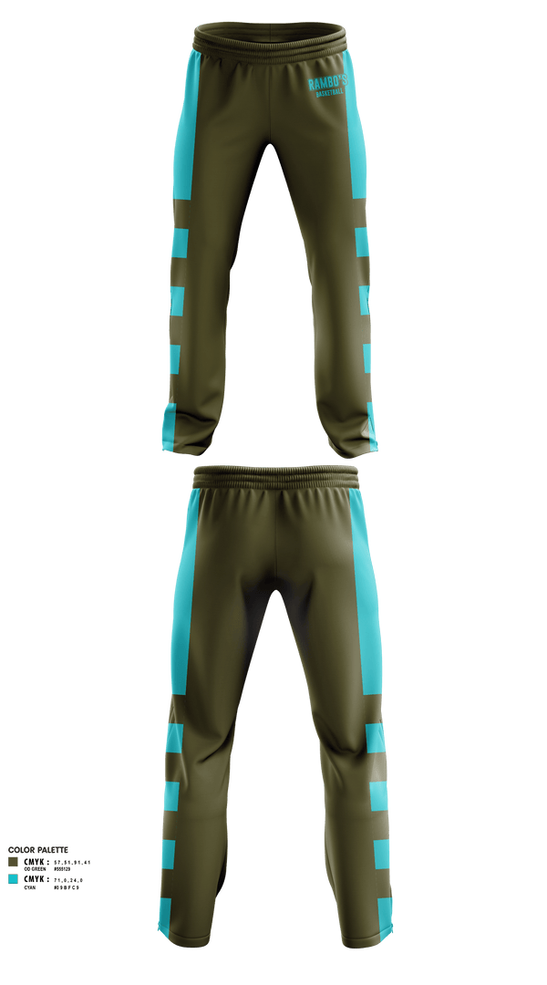 Sweatpants, Rambo’s, Men's Basketball, Teamtime, Team time, sublimation, custom sports apparel, team uniforms, spirit wear, spiritwear, sports uniforms, custom shirts, team store, custom team store, fundraiser sports, apparel fundraiser