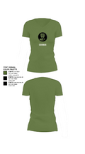 Red Warriors 36631252 Women's Short Sleeve V-neck Shirt - 44