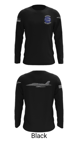 Long Sleeve Performance Shirt, VAQ-139 Cougars, Navy, Teamtime, Team time, sublimation, custom sports apparel, team uniforms, spirit wear, spiritwear, sports uniforms, custom shirts, team store, custom team store, fundraiser sports, apparel fundraiser