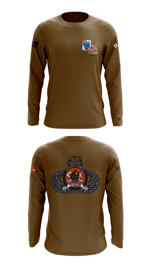 Long Sleeve Performance Shirt, 50th ESB-E, C. Co., Army, Teamtime, Team time, sublimation, custom sports apparel, team uniforms, spirit wear, spiritwear, sports uniforms, custom shirts, team store, custom team store, fundraiser sports, apparel fundraiser