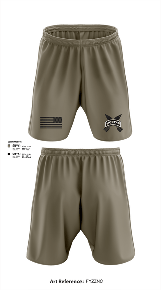 Athletic Shorts With Pockets, Mortars, Army, Teamtime, Team time, sublimation, custom sports apparel, team uniforms, spirit wear, spiritwear, sports uniforms, custom shirts, team store, custom team store, fundraiser sports, apparel fundraiser