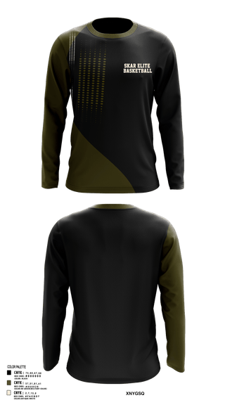 Long Sleeve Performance Shirt, skar elite, Men's Basketball, Teamtime, Team time, sublimation, custom sports apparel, team uniforms, spirit wear, spiritwear, sports uniforms, custom shirts, team store, custom team store, fundraiser sports, apparel fundraiser