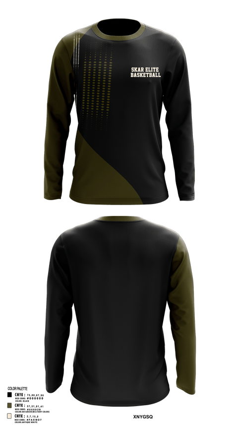 Long Sleeve Performance Shirt, skar elite, Men's Basketball, Teamtime, Team time, sublimation, custom sports apparel, team uniforms, spirit wear, spiritwear, sports uniforms, custom shirts, team store, custom team store, fundraiser sports, apparel fundraiser