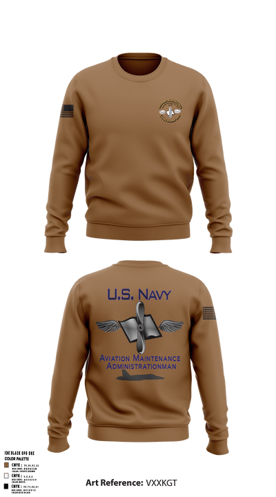 Aviation Maintenance Administration 29701879 Crew Neck Sweatshirt - 1