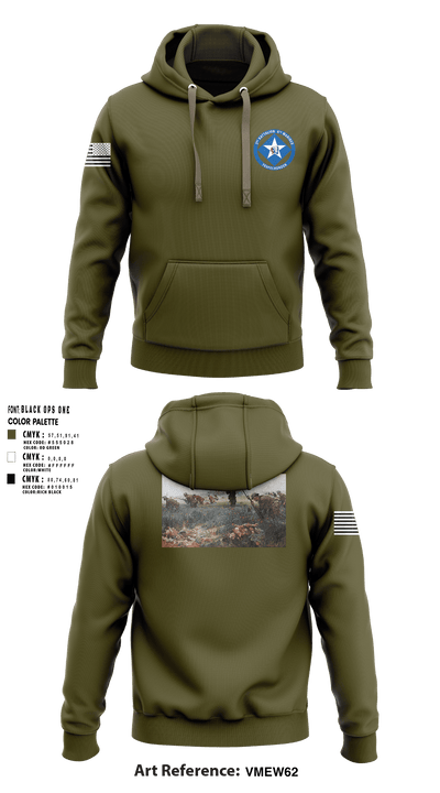 3rd Battalion 6th Marines 42003487 Hoodie - 1