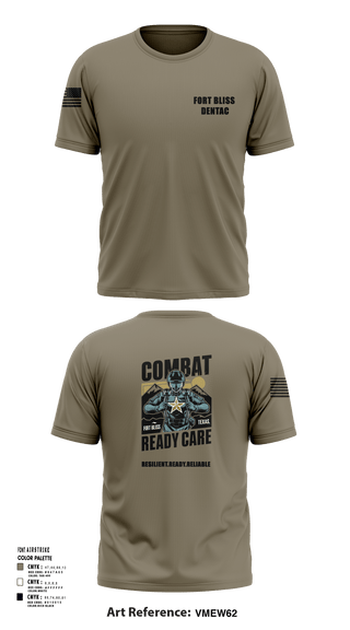 Short Sleeve Performance Shirt, Fort Bliss DENTAC, Army, Teamtime, Team time, sublimation, custom sports apparel, team uniforms, spirit wear, spiritwear, sports uniforms, custom shirts, team store, custom team store, fundraiser sports, apparel fundraiser