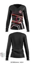Parma High School Soccer 46060383 Women's Long Sleeve V-neck Shirt - 51