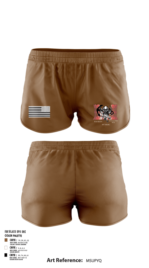 Ranger Panties, 497 MRBC, Army, Teamtime, Team time, sublimation, custom sports apparel, team uniforms, spirit wear, spiritwear, sports uniforms, custom shirts, team store, custom team store, fundraiser sports, apparel fundraiser