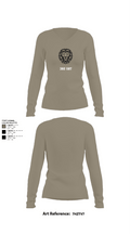 382 SRT 54292803 Women's Long Sleeve V-neck Shirt - 62