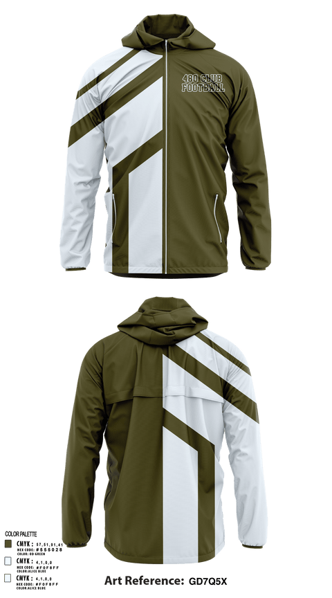 Windbreaker, 480 club, Football, Teamtime, Team time, sublimation, custom sports apparel, team uniforms, spirit wear, spiritwear, sports uniforms, custom shirts, team store, custom team store, fundraiser sports, apparel fundraiser
