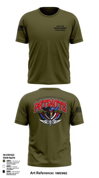 Short Sleeve Performance Shirt, C Co. 2-210 Aviation Regiment (Structures), , Teamtime, Team time, sublimation, custom sports apparel, team uniforms, spirit wear, spiritwear, sports uniforms, custom shirts, team store, custom team store, fundraiser sports, apparel fundraiser