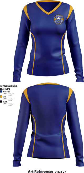 Women's Long Sleeve Vneck Shirt, Buffalo jr sabres, Ice Hockey, Teamtime, Team time, sublimation, custom sports apparel, team uniforms, spirit wear, spiritwear, sports uniforms, custom shirts, team store, custom team store, fundraiser sports, apparel fundraiser