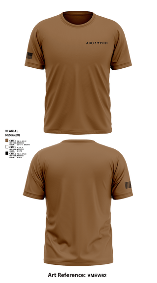 Short Sleeve Performance Shirt, Aco 1/111th, , Teamtime, Team time, sublimation, custom sports apparel, team uniforms, spirit wear, spiritwear, sports uniforms, custom shirts, team store, custom team store, fundraiser sports, apparel fundraiser