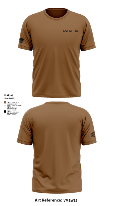 Aco 1/111th 10793492 Short Sleeve Performance Shirt - 2