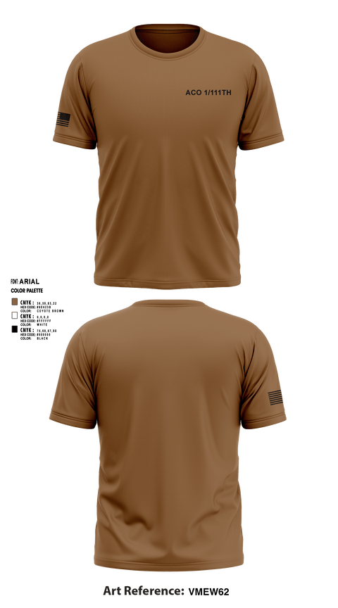 Short Sleeve Performance Shirt, Aco 1/111th, , Teamtime, Team time, sublimation, custom sports apparel, team uniforms, spirit wear, spiritwear, sports uniforms, custom shirts, team store, custom team store, fundraiser sports, apparel fundraiser