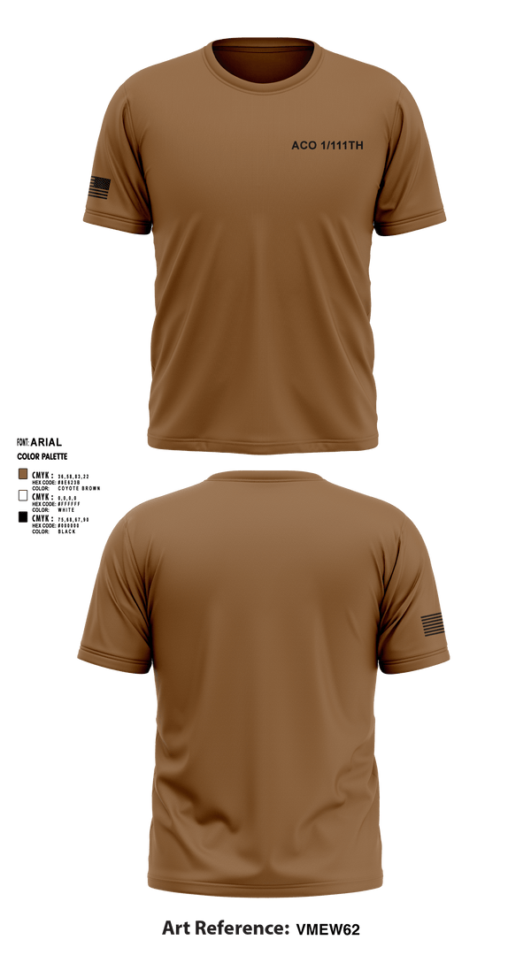 Short Sleeve Performance Shirt, Aco 1/111th, , Teamtime, Team time, sublimation, custom sports apparel, team uniforms, spirit wear, spiritwear, sports uniforms, custom shirts, team store, custom team store, fundraiser sports, apparel fundraiser