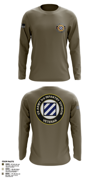Long Sleeve Performance Shirt, 1st Armored Brigade Combat Team, Army, Teamtime, Team time, sublimation, custom sports apparel, team uniforms, spirit wear, spiritwear, sports uniforms, custom shirts, team store, custom team store, fundraiser sports, apparel fundraiser