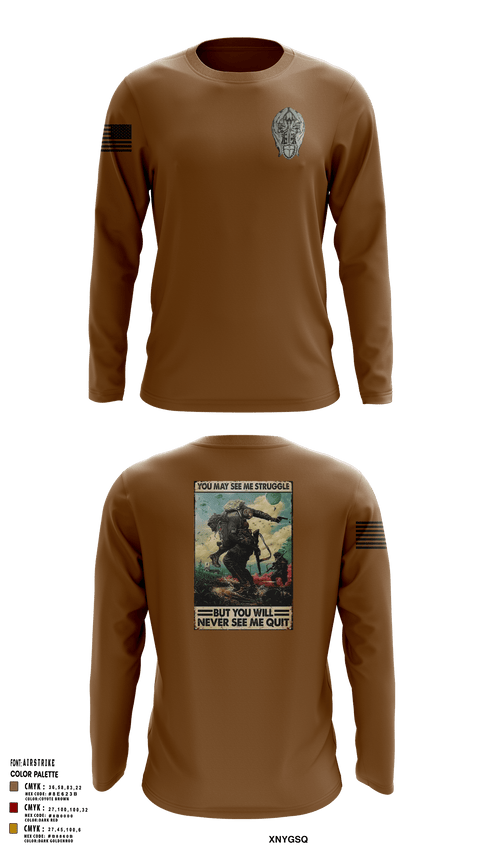 Long Sleeve Performance Shirt, 326th SDC, Army, Teamtime, Team time, sublimation, custom sports apparel, team uniforms, spirit wear, spiritwear, sports uniforms, custom shirts, team store, custom team store, fundraiser sports, apparel fundraiser