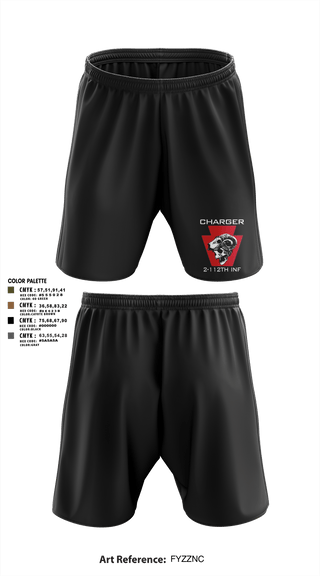 Athletic Shorts With Pockets, Charger Co. / 2-112th Infantry Battalion, National Guard, Teamtime, Team time, sublimation, custom sports apparel, team uniforms, spirit wear, spiritwear, sports uniforms, custom shirts, team store, custom team store, fundraiser sports, apparel fundraiser