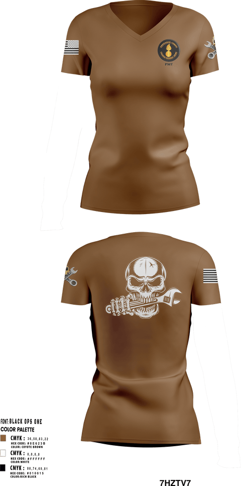 Women's Short Sleeve Vneck Shirt, FMT, Army, Teamtime, Team time, sublimation, custom sports apparel, team uniforms, spirit wear, spiritwear, sports uniforms, custom shirts, team store, custom team store, fundraiser sports, apparel fundraiser