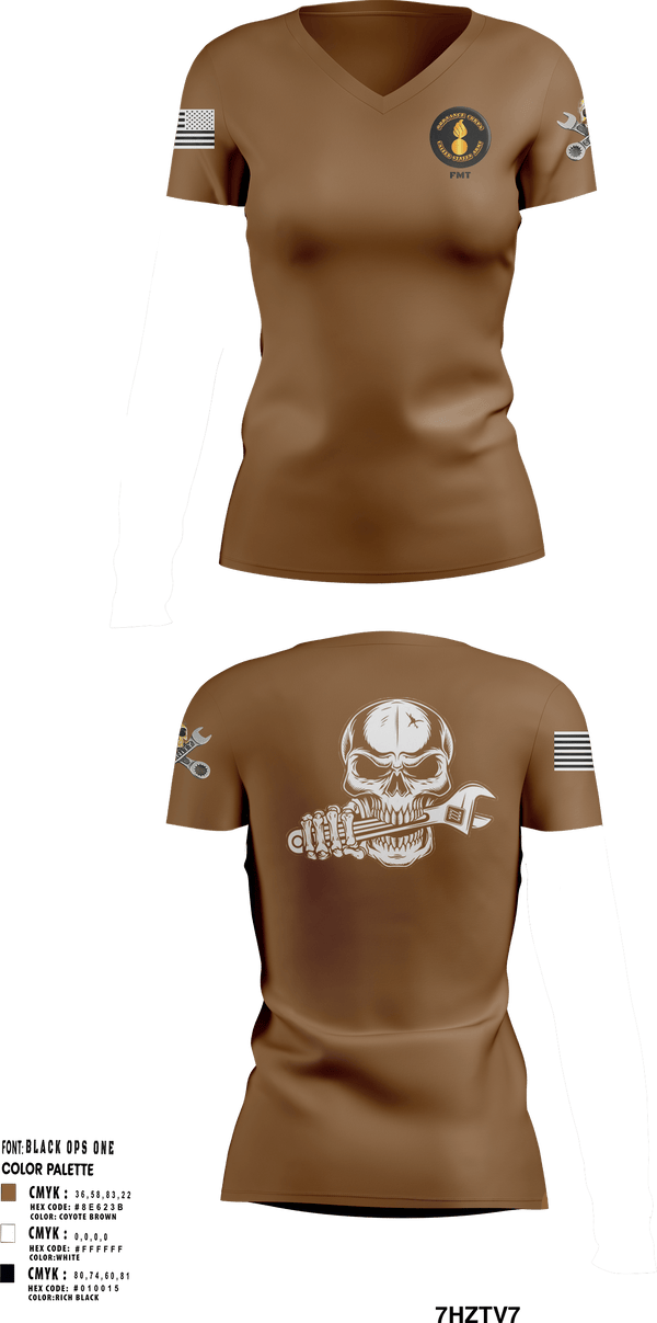 Women's Short Sleeve Vneck Shirt, FMT, Army, Teamtime, Team time, sublimation, custom sports apparel, team uniforms, spirit wear, spiritwear, sports uniforms, custom shirts, team store, custom team store, fundraiser sports, apparel fundraiser