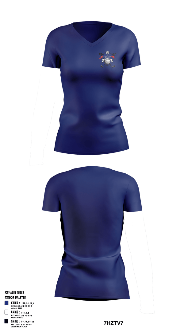 Women's Short Sleeve Vneck Shirt, 284th ASOS, Air Force, Teamtime, Team time, sublimation, custom sports apparel, team uniforms, spirit wear, spiritwear, sports uniforms, custom shirts, team store, custom team store, fundraiser sports, apparel fundraiser