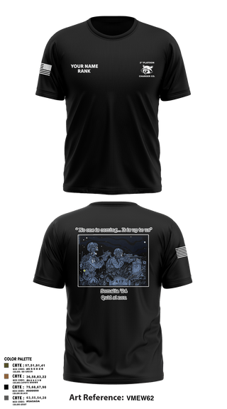 Short Sleeve Performance Shirt, Charger Co. / 2-112th Infantry Battalion, National Guard, Teamtime, Team time, sublimation, custom sports apparel, team uniforms, spirit wear, spiritwear, sports uniforms, custom shirts, team store, custom team store, fundraiser sports, apparel fundraiser