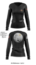 B Co. 3rd Recon Bn Force Reconnaissance3rd Recon Co.3rd Reconnaissance 55773170 Women's Long Sleeve V-neck Shirt - 3