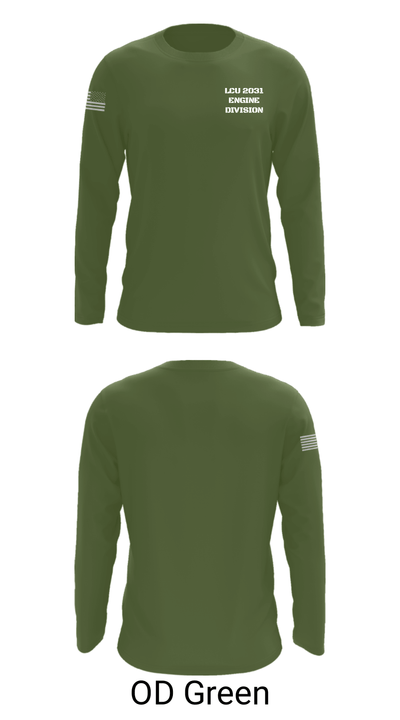 LCU 2031 ENGINE DIVISION 67328670 Long Sleeve Performance Shirt - 46