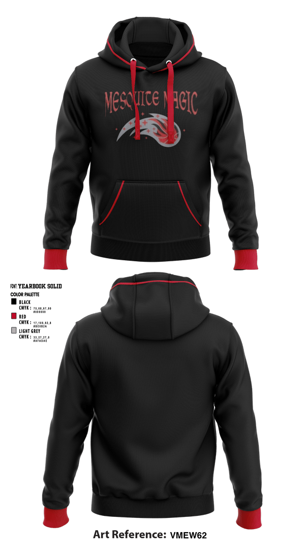 Hoodie, Mesquite Magic, Men's Basketball, Teamtime, Team time, sublimation, custom sports apparel, team uniforms, spirit wear, spiritwear, sports uniforms, custom shirts, team store, custom team store, fundraiser sports, apparel fundraiser