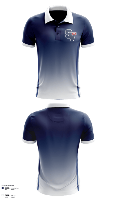 Smithson Valley Youth Football 25621573 Short Sleeve Performance Polo - 2