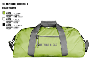Duffle Bag, District 5 CSO, Police, Teamtime, Team time, sublimation, custom sports apparel, team uniforms, spirit wear, spiritwear, sports uniforms, custom shirts, team store, custom team store, fundraiser sports, apparel fundraiser
