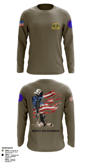 Long Sleeve Performance Shirt, 962D QUARTERMASTER COMPANY (MORTUARY AFFAIRS), Army, Teamtime, Team time, sublimation, custom sports apparel, team uniforms, spirit wear, spiritwear, sports uniforms, custom shirts, team store, custom team store, fundraiser sports, apparel fundraiser