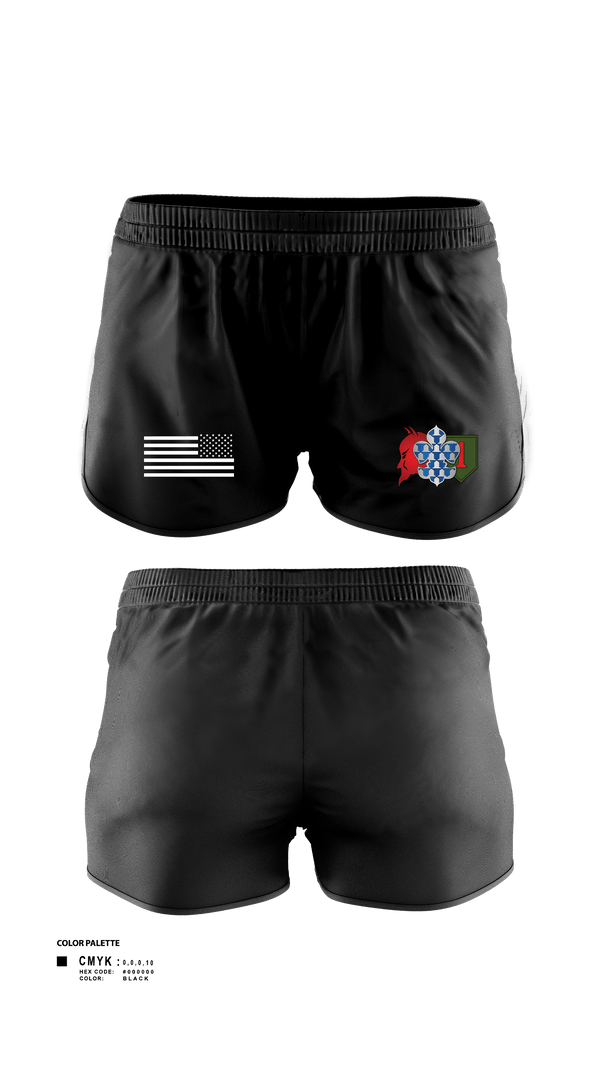 Women's Shorts, 3rd plt kingsmen, Army, Teamtime, Team time, sublimation, custom sports apparel, team uniforms, spirit wear, spiritwear, sports uniforms, custom shirts, team store, custom team store, fundraiser sports, apparel fundraiser