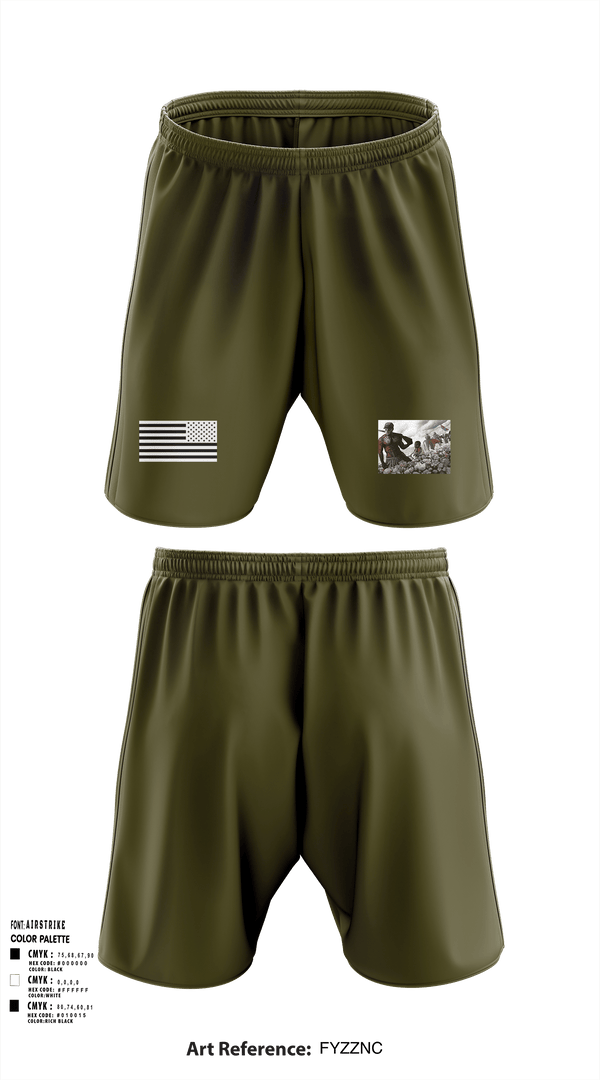 Athletic Shorts With Pockets, 218th Maneuver brigade11 bravo infantry, National Guard, Teamtime, Team time, sublimation, custom sports apparel, team uniforms, spirit wear, spiritwear, sports uniforms, custom shirts, team store, custom team store, fundraiser sports, apparel fundraiser
