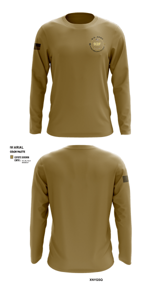 Long Sleeve Performance Shirt, 1-7 ADA D BATTERY, Army, Teamtime, Team time, sublimation, custom sports apparel, team uniforms, spirit wear, spiritwear, sports uniforms, custom shirts, team store, custom team store, fundraiser sports, apparel fundraiser