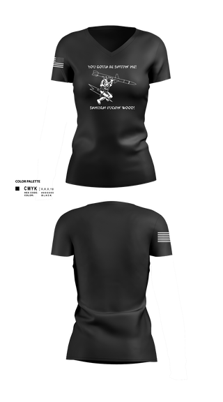 Women's Short Sleeve Vneck Shirt, 14 FS, Air Force, Teamtime, Team time, sublimation, custom sports apparel, team uniforms, spirit wear, spiritwear, sports uniforms, custom shirts, team store, custom team store, fundraiser sports, apparel fundraiser