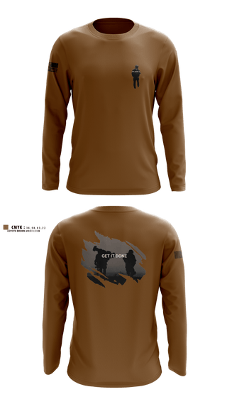 Long Sleeve Performance Shirt, ghost, Army, Teamtime, Team time, sublimation, custom sports apparel, team uniforms, spirit wear, spiritwear, sports uniforms, custom shirts, team store, custom team store, fundraiser sports, apparel fundraiser