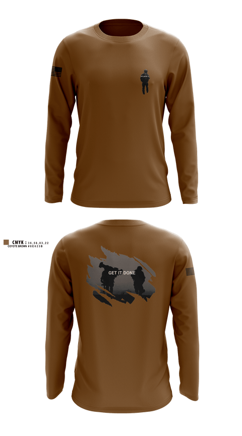 Long Sleeve Performance Shirt, ghost, Army, Teamtime, Team time, sublimation, custom sports apparel, team uniforms, spirit wear, spiritwear, sports uniforms, custom shirts, team store, custom team store, fundraiser sports, apparel fundraiser