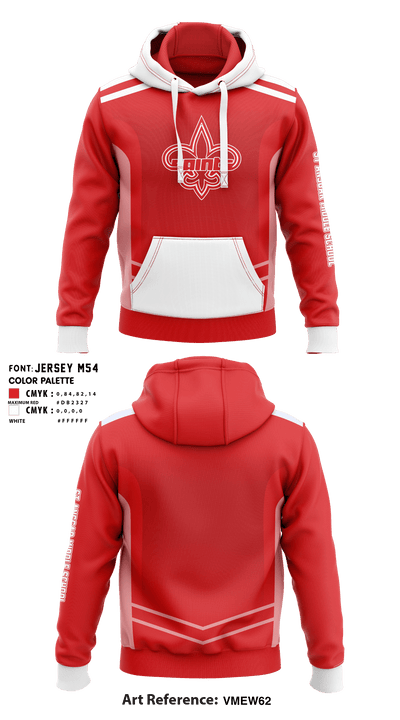 St Ansgar Middle School Volleyball 24762689 Hoodie - 1