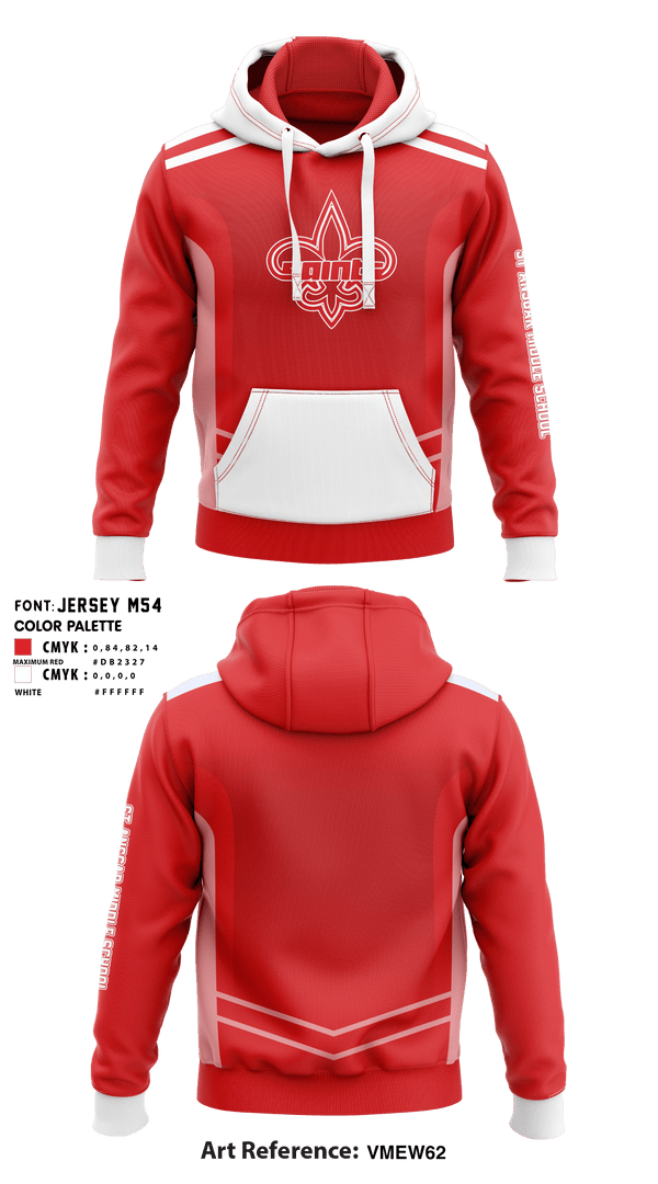Hoodie, St Ansgar Middle School Volleyball, Women's Volleyball, Teamtime, Team time, sublimation, custom sports apparel, team uniforms, spirit wear, spiritwear, sports uniforms, custom shirts, team store, custom team store, fundraiser sports, apparel fundraiser