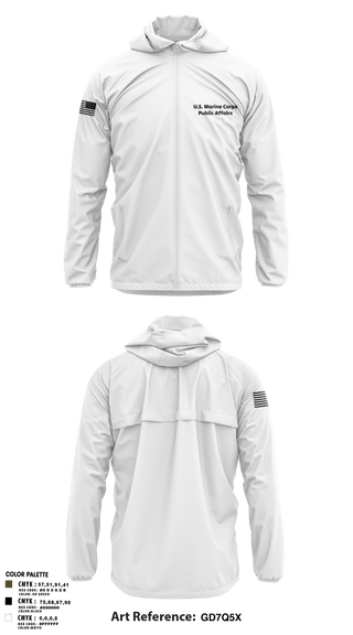 Windbreaker, MCRDPI COMMSTRAT, Marines, Teamtime, Team time, sublimation, custom sports apparel, team uniforms, spirit wear, spiritwear, sports uniforms, custom shirts, team store, custom team store, fundraiser sports, apparel fundraiser