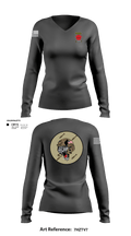 A co 1-111th MTRAco 1-111th secfor 26683697 Women's Long Sleeve V-neck Shirt - 3