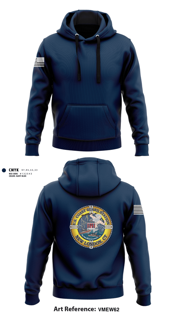 Hoodie, Station New London, Coast Guard, Teamtime, Team time, sublimation, custom sports apparel, team uniforms, spirit wear, spiritwear, sports uniforms, custom shirts, team store, custom team store, fundraiser sports, apparel fundraiser
