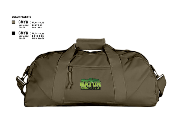 Duffle Bag, Gator Grind U.S.A.Gator Grind U.S.A., , Teamtime, Team time, sublimation, custom sports apparel, team uniforms, spirit wear, spiritwear, sports uniforms, custom shirts, team store, custom team store, fundraiser sports, apparel fundraiser