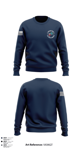 Crew Neck Sweatshirt, 115 LRS, Air Force, Teamtime, Team time, sublimation, custom sports apparel, team uniforms, spirit wear, spiritwear, sports uniforms, custom shirts, team store, custom team store, fundraiser sports, apparel fundraiser